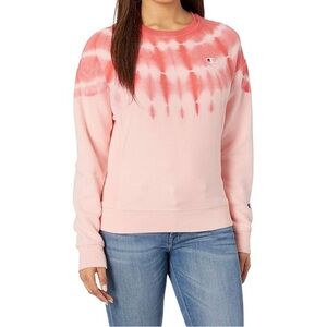 Champion Pink Tie-Dye Crewneck
